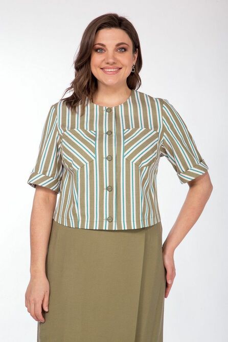 Юбочный костюм Lady Style Classic 1544 хаки