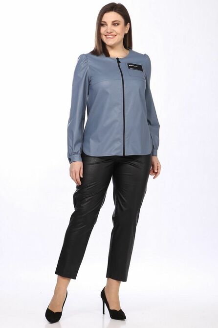 Жакет Lady Style Classic 2358 лазурно-серый