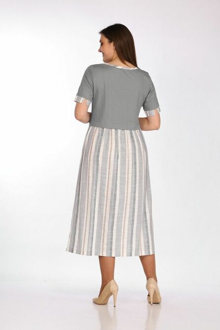 Повседневное платье Lady Style Classic 1581/19 серый Повседневное платье Lady Style Classic 1581/19 серый