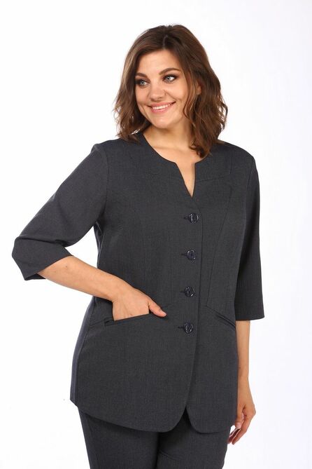 Костюм брючный Lady Style Classic 887 темно_синий