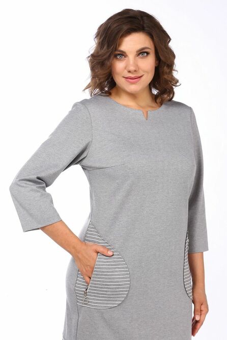 Повседневное платье Lady Style Classic 1482/1 серый Повседневное платье Lady Style Classic 1482/1 серый