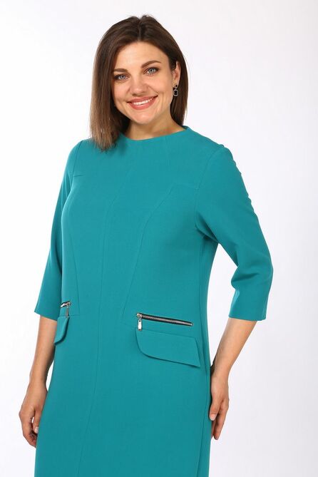 Повседневное платье Lady Style Classic 800 темно-бирюзовый