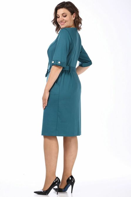 Повседневное платье Lady Style Classic 771/2 темная-бирюза