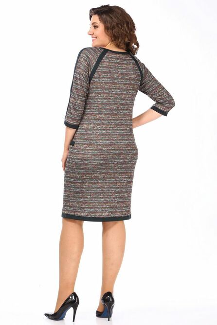 Повседневное платье Lady Style Classic 1738/1 зеленый