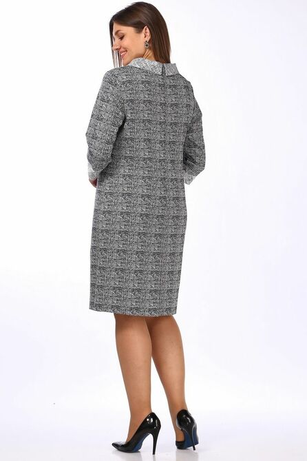 Повседневное платье Lady Style Classic 1825 серый Повседневное платье Lady Style Classic 1825 серый