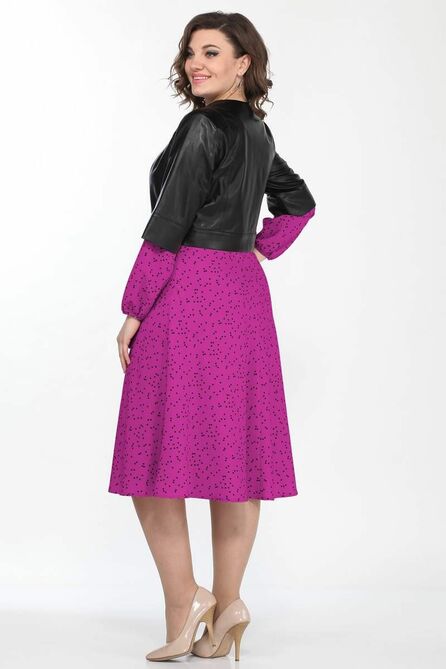 Плательный комплект Lady Style Classic 2256/4 черный_с_фуксией Плательный комплект Lady Style Classic 2256/4 черный_с_фуксией