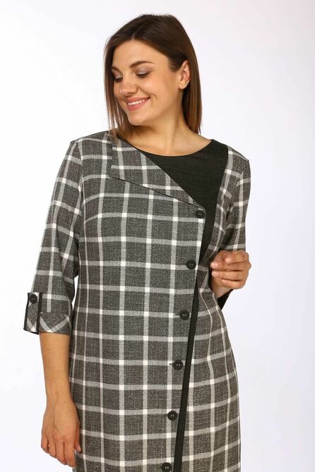 Повседневное платье Lady Style Classic 1141/1 хаки Повседневное платье Lady Style Classic 1141/1 хаки