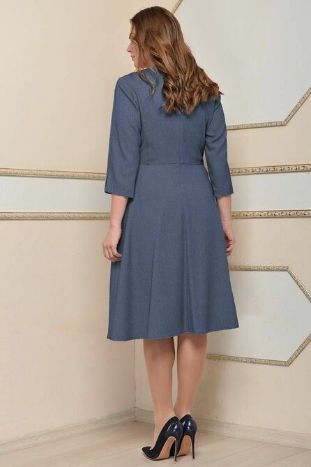 Повседневное платье Lady Style Classic 1943/8 синие_тона Повседневное платье Lady Style Classic 1943/8 синие_тона
