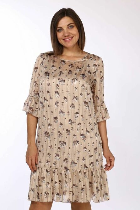 Туника, Платье Lady Style Classic 1566/12 бежевые_тона Туника, Платье Lady Style Classic 1566/12 бежевые_тона