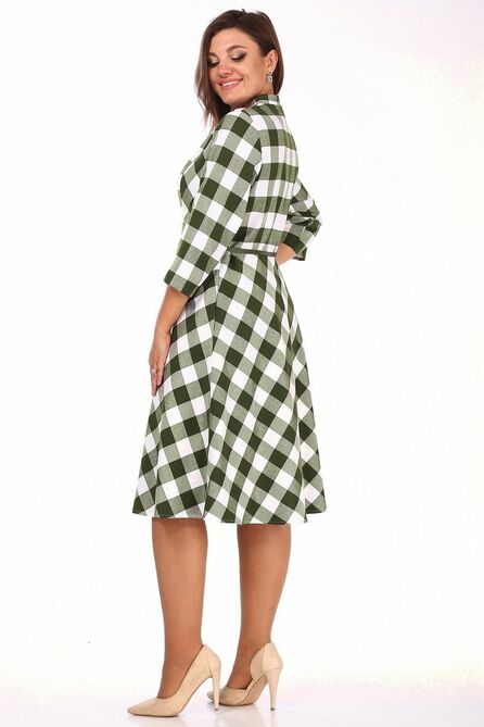 Повседневное платье Lady Style Classic 1928/4 хаки