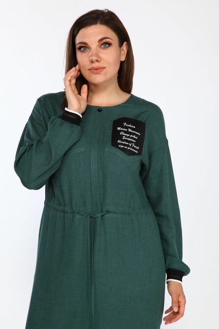 Повседневное платье Lady Style Classic 2343 зеленый