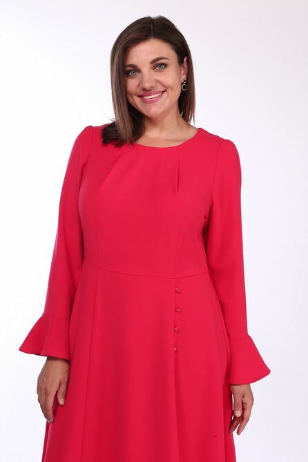 Повседневное платье Lady Style Classic 2319 брусничный Повседневное платье Lady Style Classic 2319 брусничный