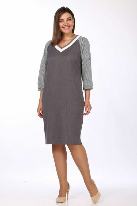 Повседневное платье Lady Style Classic 2654 серые_тона