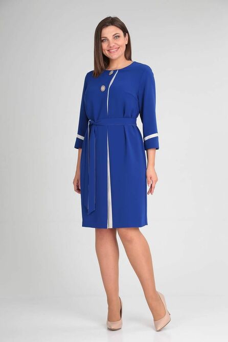 Офисное платье Lady Style Classic 2508 ультрамариновый