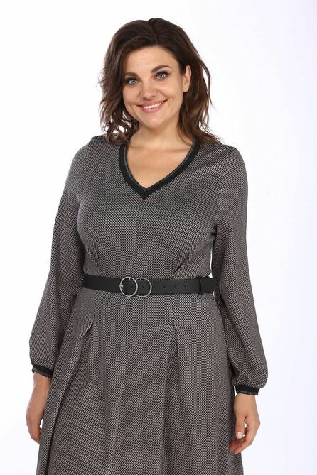 Повседневное платье Lady Style Classic 2082 серые_тона