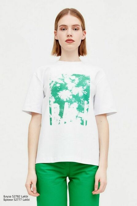 Футболка Lakbi 52782 белый Футболка Lakbi 52782 белый