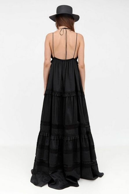 Повседневное платье Lakbi 52596 черный