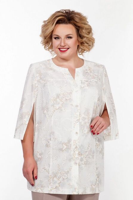 Костюм брючный LaKona 1103-2 молоко-песок