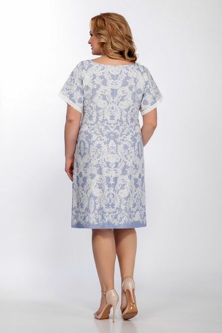 Повседневное платье LaKona 1375 голубой