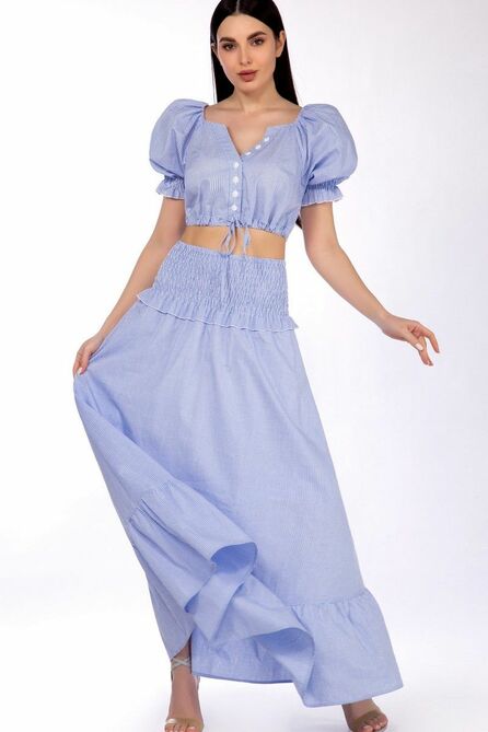 Юбка, Топ LaKona 1442 голубой