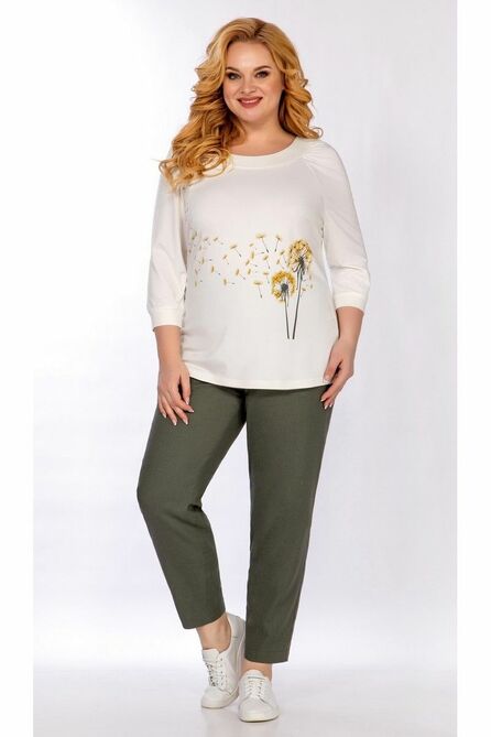 Брюки, Жилет, Джемпер LaKona 1437 хаки