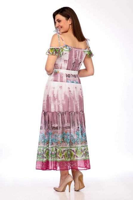 Повседневное платье LaKona 1126 лиловый