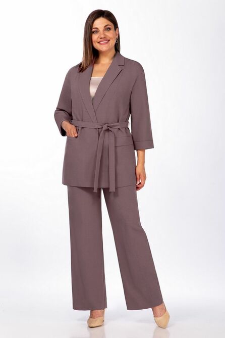 Костюм брючный LaKona 1466 кофейный