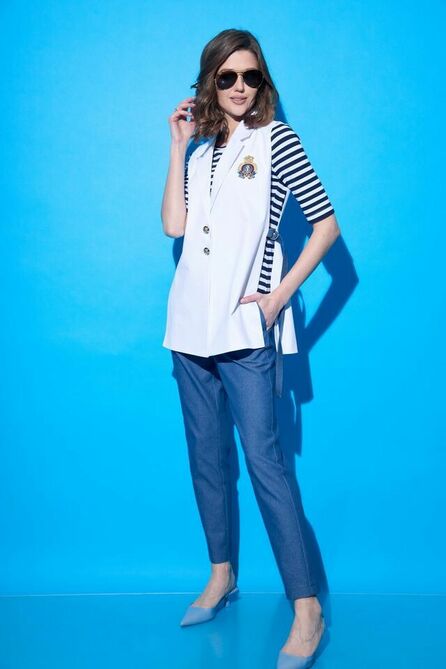 Брюки, Блуза, Жилет Ларс Стиль 691