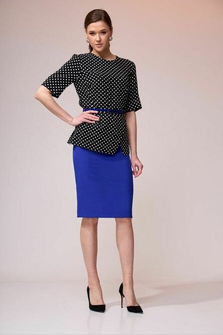 Костюм с блузкой Ларс Стиль 702