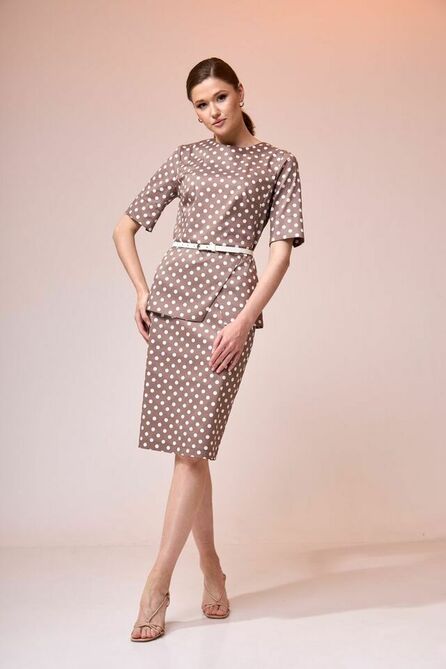 Костюм с блузкой Ларс Стиль 707