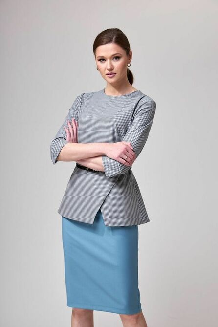 Костюм с блузкой Ларс Стиль 709