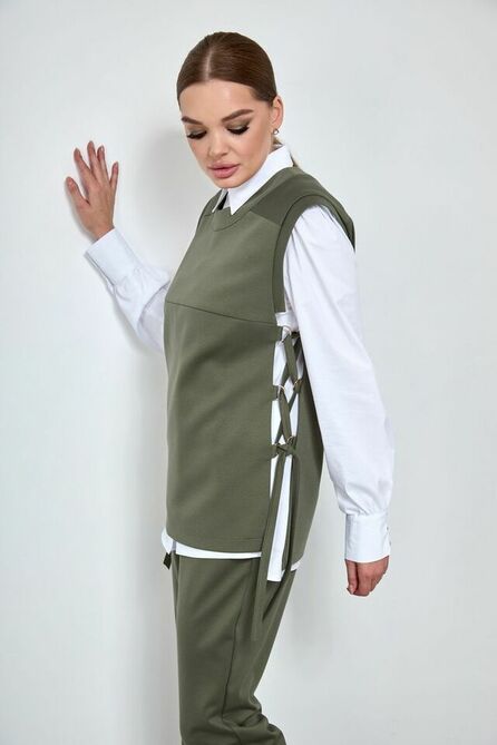 Брюки, Блуза, Жилет Ларс Стиль 721