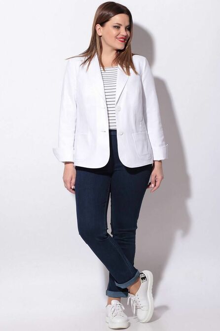 Жакет LeNata 11862 белый