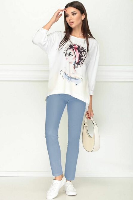 Брюки, Блуза LeNata 21184 лаванда