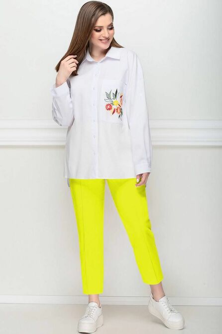 Брюки, Блуза LeNata 21194 лимон