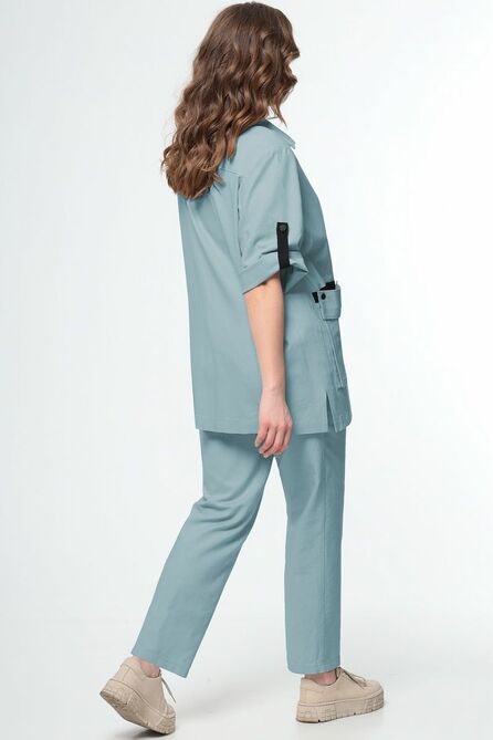 Брюки, Блуза LeNata 21259 эвкалипт Брюки, Блуза LeNata 21259 эвкалипт