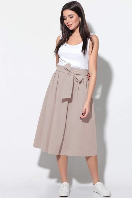 Юбка LeNata 11181 бежевый