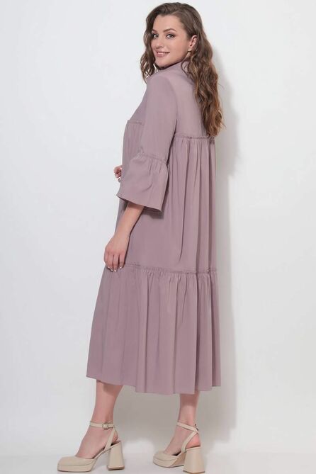 Повседневное платье LeNata 11125 розовый