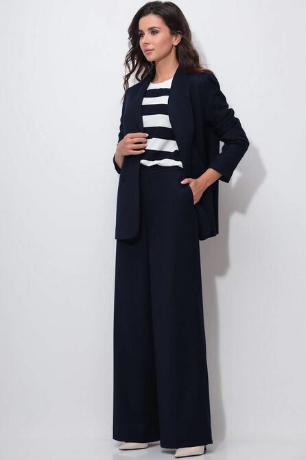 Брюки, Жакет, Джемпер LeNata 31285 темно-синий