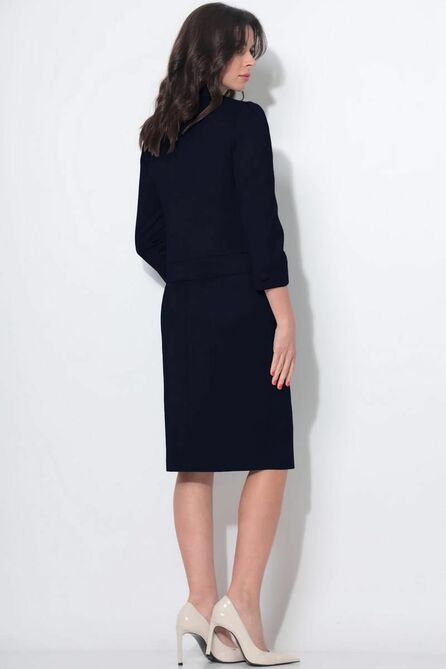 Юбочный костюм LeNata 21282 темно-синий