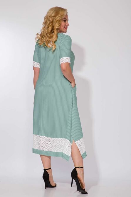 Повседневное платье Лилиана 728 аква