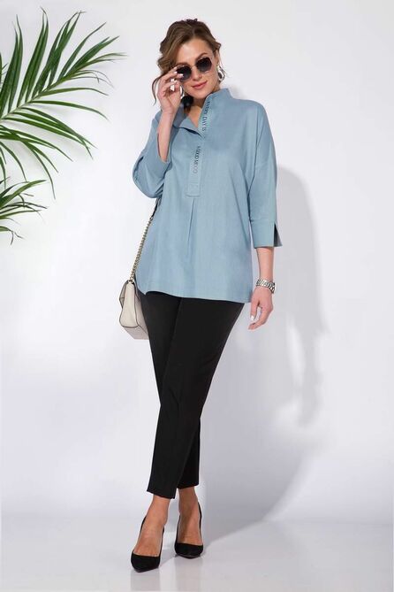 Рубашка Лилиана 1076N небесный Рубашка Лилиана 1076N небесный