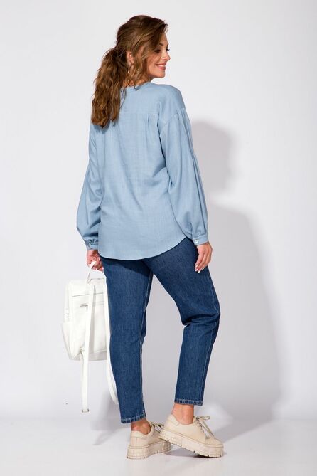 Блузка Лилиана 081 небесный