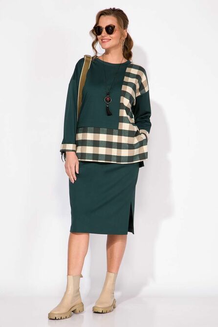 Юбка, Джемпер,Шарф Лилиана 1107К