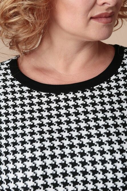 Повседневное платье Линия-Л Б-1889 гусиная_лапка