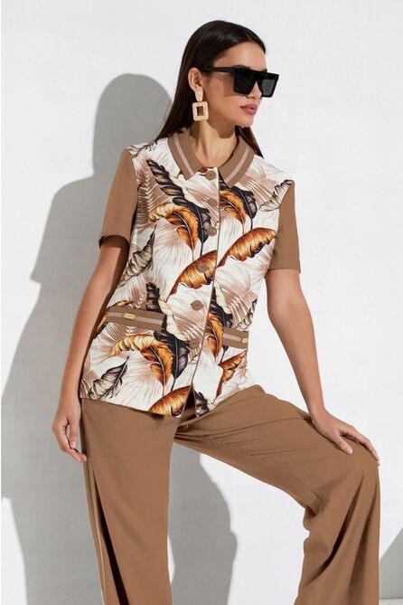 Брюки, Блуза Lissana 3993 беж