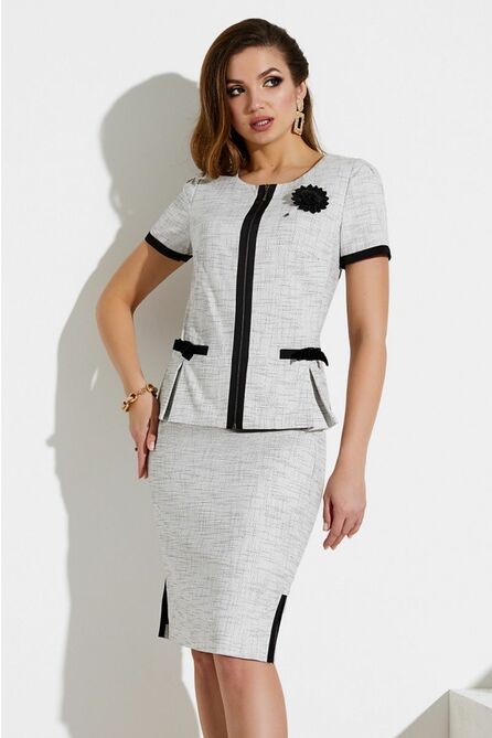 Юбочный костюм Lissana 3145 белый