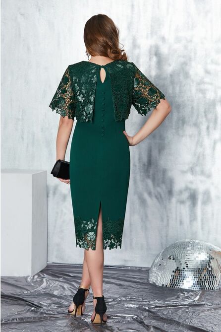 Вечернее платье Lissana 4427 изумруд