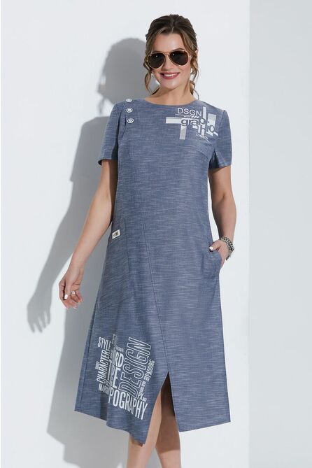 Повседневное платье Lissana 4505 синий