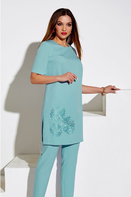 Брюки, Блуза Lissana 4079 аквамарин